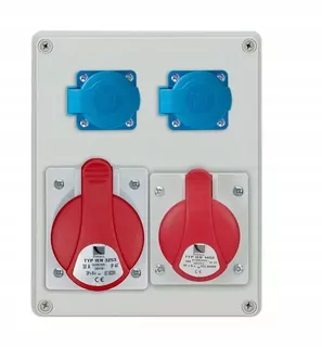 Rozlíšenie R-BOX 240 1 × 32 A/5P 1 × 16 a/5P 2 × 250 V IP44